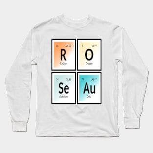 Roseau Periodic Table Long Sleeve T-Shirt